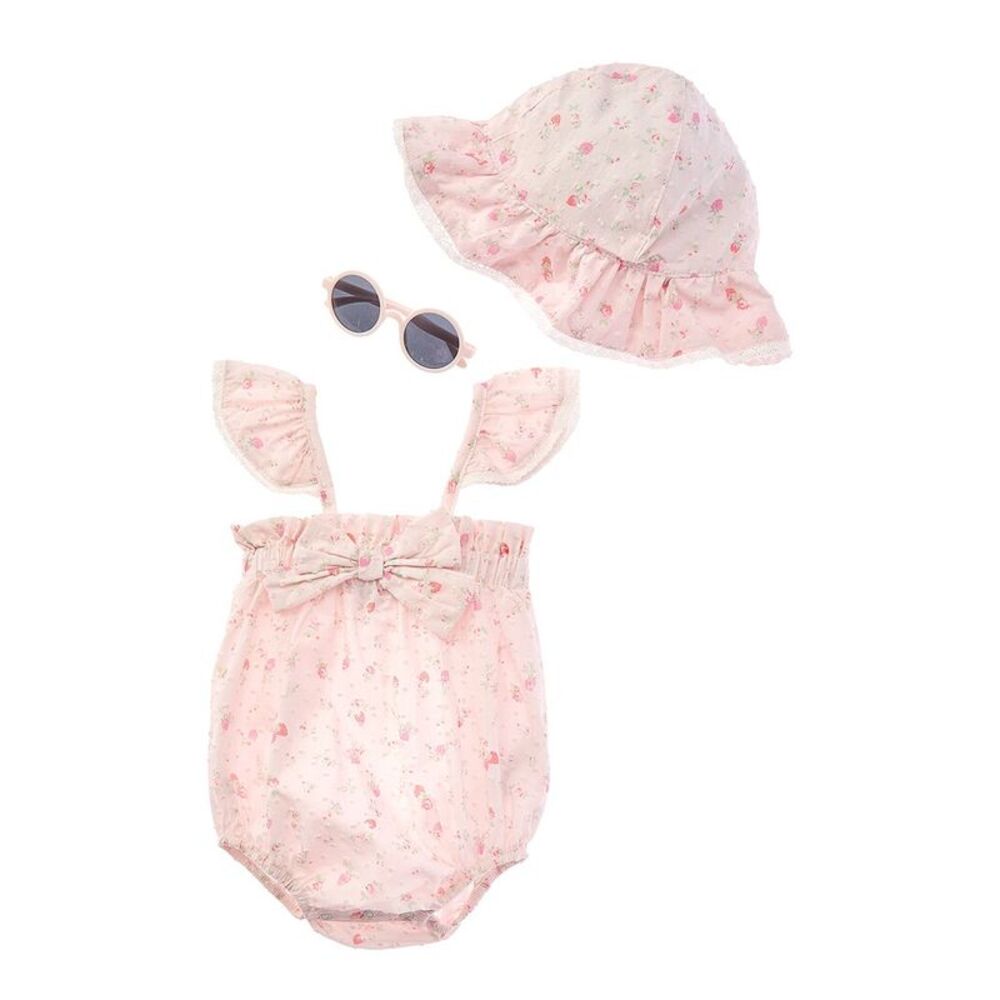 Shabby Chic  3Pc Dress Set, Pink